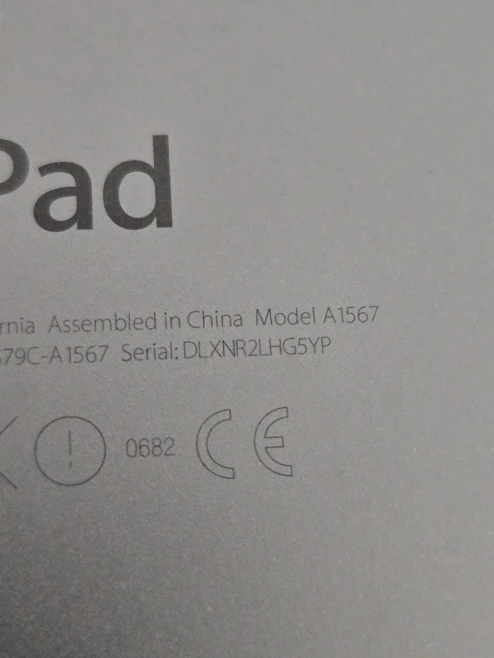 Apple iPad Air 2 64GB (Wi-Fi) A1567